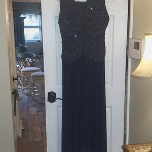 Navy gown